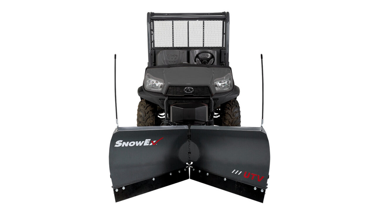 heavy-duty utv v-plow bucket blade scoop