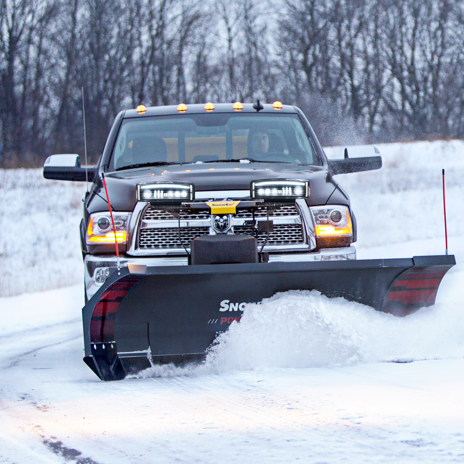 snowex power plow with wings
