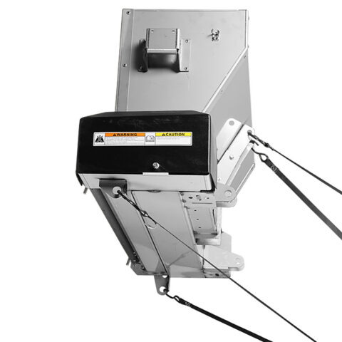 SS drop spreader in bed mount