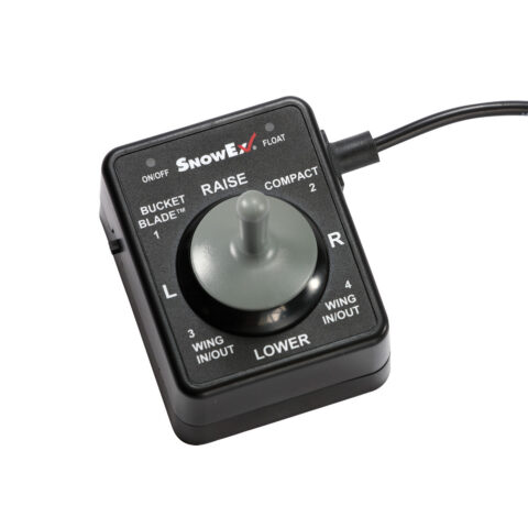 SnowEx joystick control for snowplows