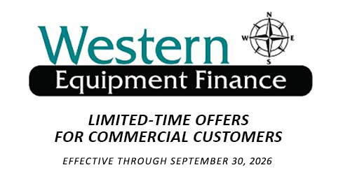 promotional financing for western equipment finance through sep 2026