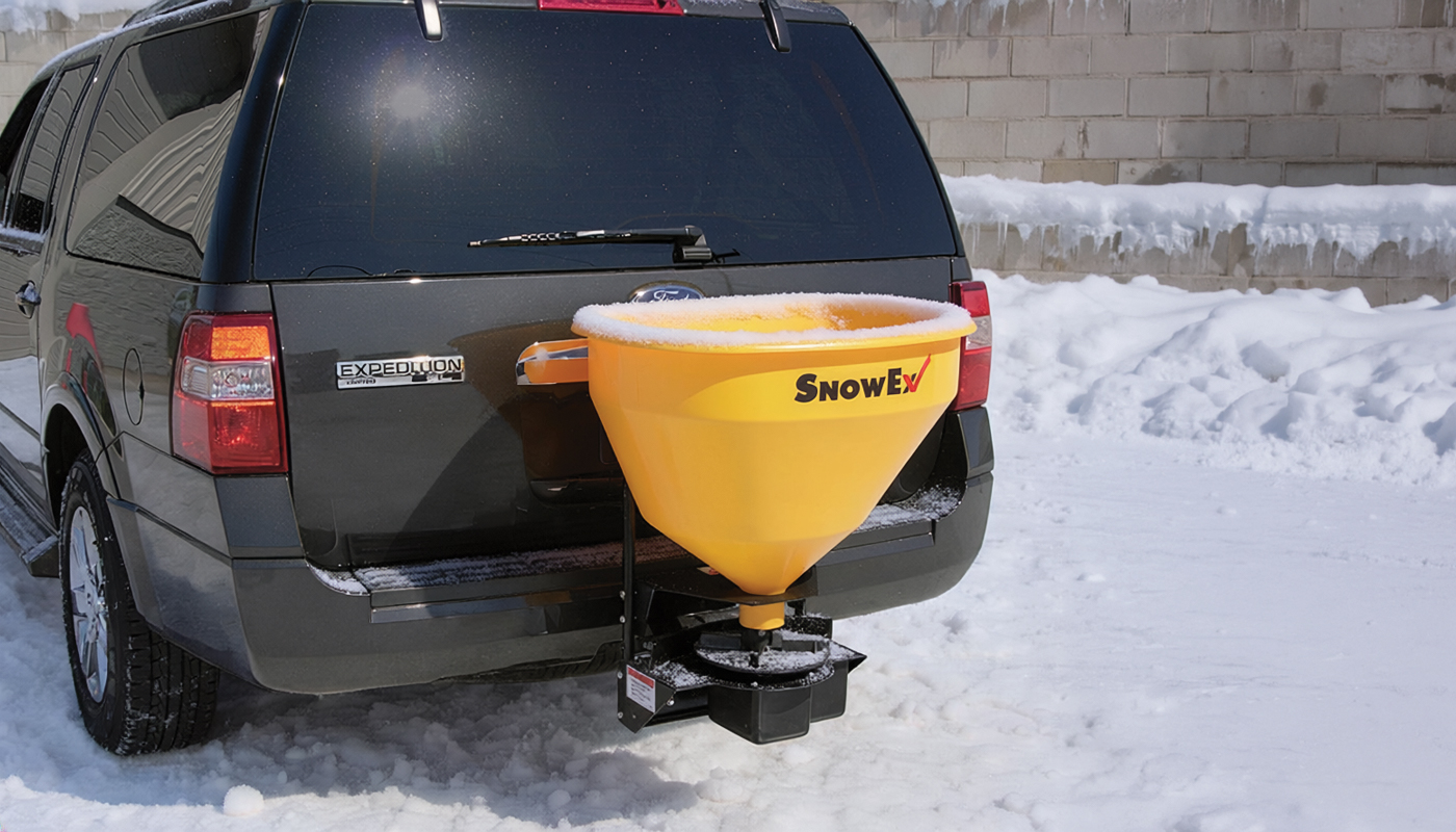 utility spreader on suv