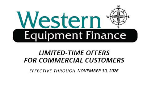 WESTERN equipment finance special limited time offer through nov 2026